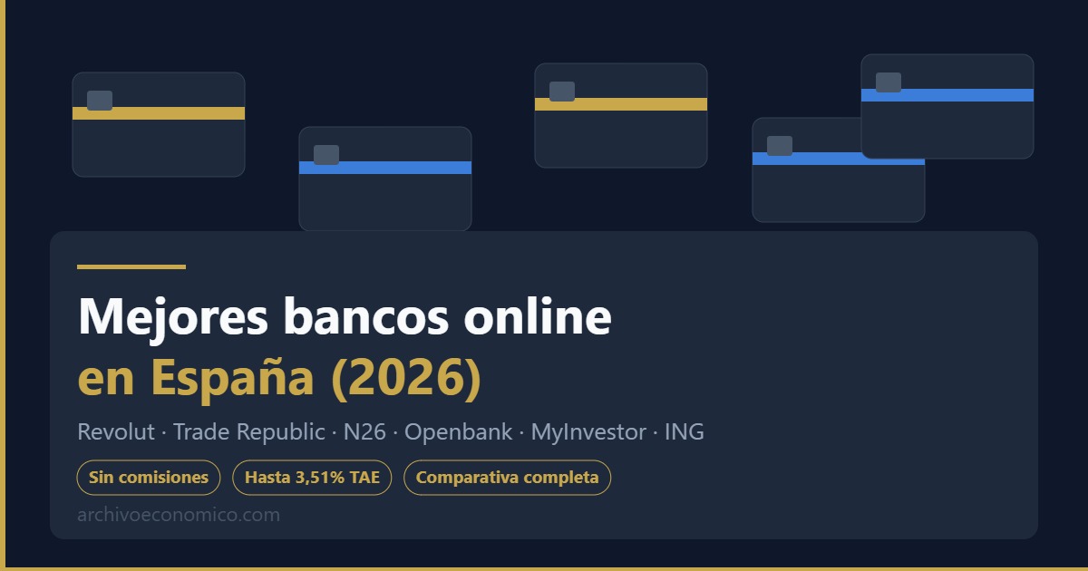 Comparativa de los mejores bancos online en España 2026