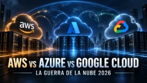 AWS vs Azure vs Google Cloud en 2026: quién domina realmente la nube