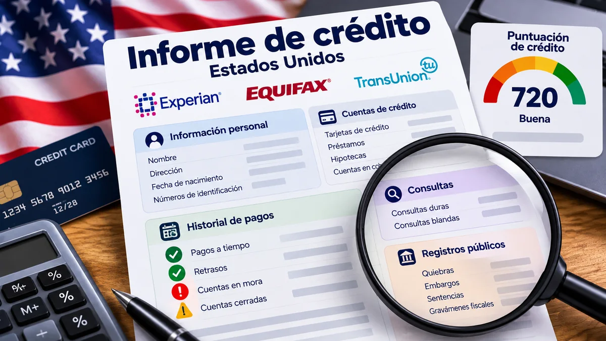 Cómo leer un credit report en Estados Unidos y detectar errores