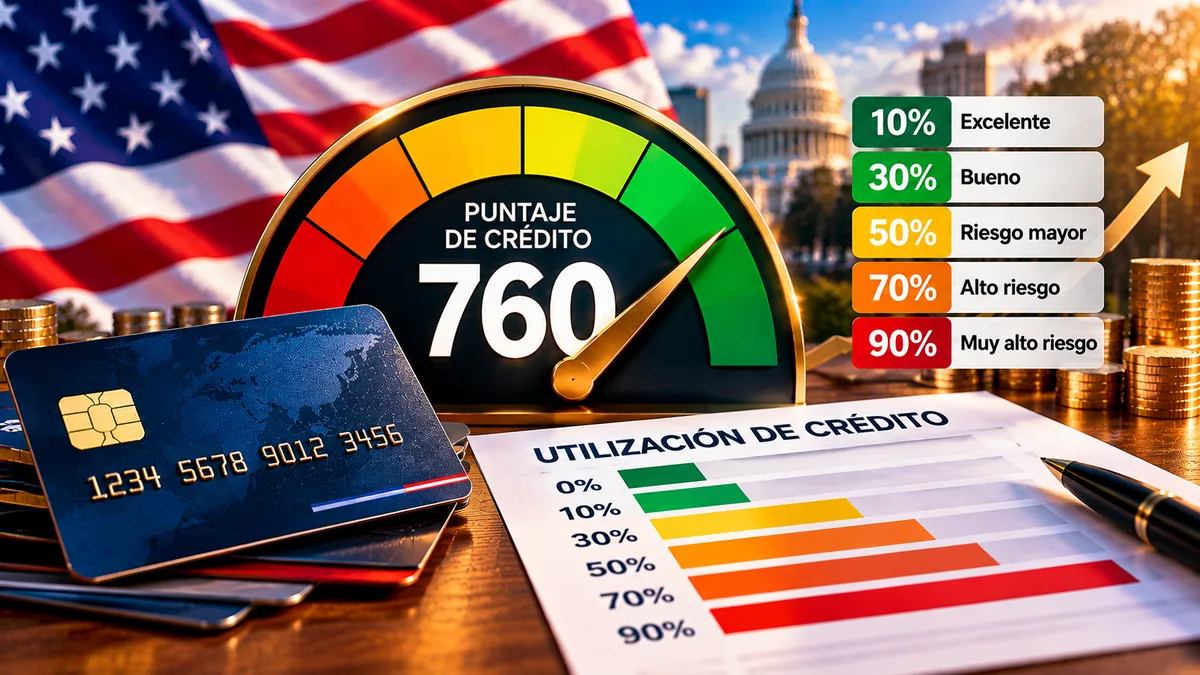 Credit utilization en Estados Unidos y cómo afecta el credit score